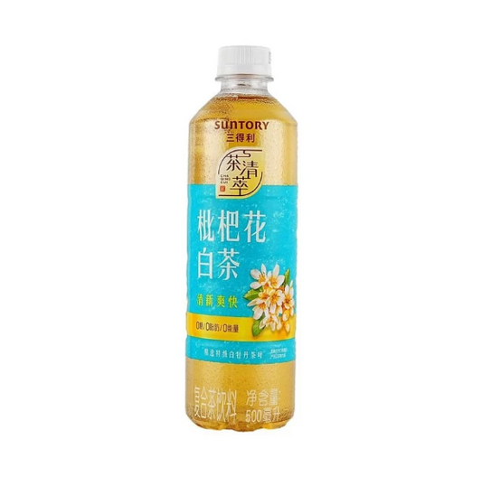 Suntory Loquat Flower White Tea（Sugar Free）三得利茶清萃枇杷花白茶无糖500ml