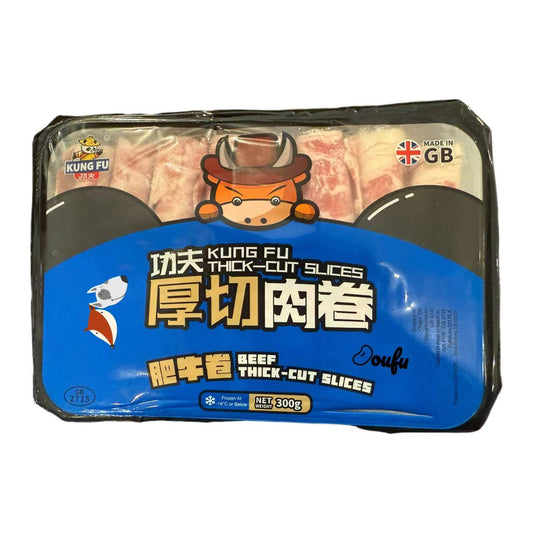 Kungfu Thick Cut Beef Slice 功夫厚切牛肉卷300g