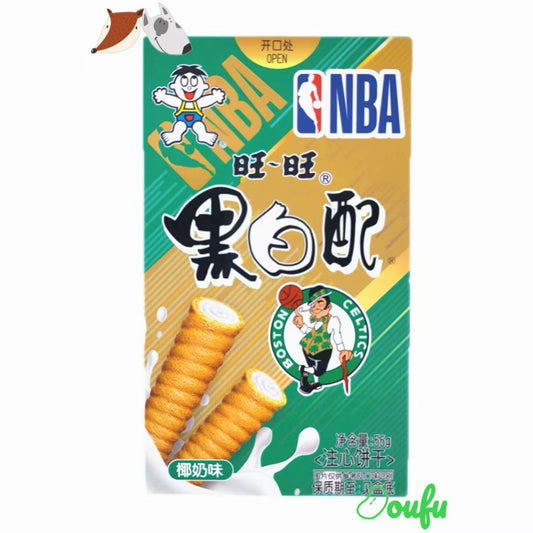 WW Rolls-Coconut flavour 旺旺黑白配椰奶味 60g