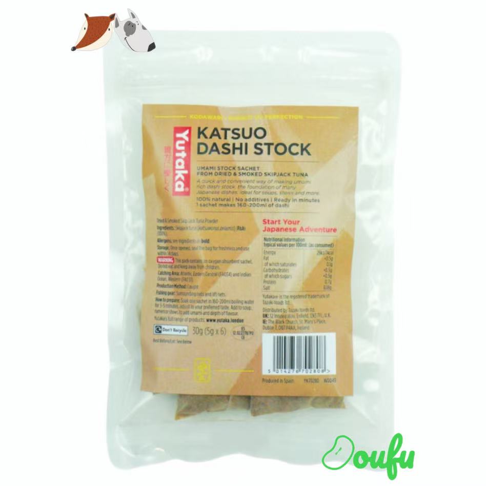 Yutaka Katsuo Dashi Stock bags 5g*6 日式高汤粉包
