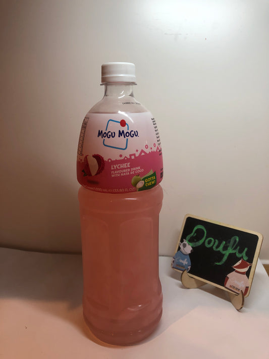 Mogu mogu lychee flavour 磨股荔枝味 1L