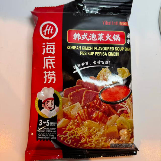 Korean Kimchi Flavoured Soup Base 海底捞韩式泡菜火锅底料 200g