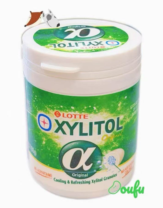 Lotte Xylitol α Gum Original Flavor 86g 韩国乐天阿尔法口香糖原味86g