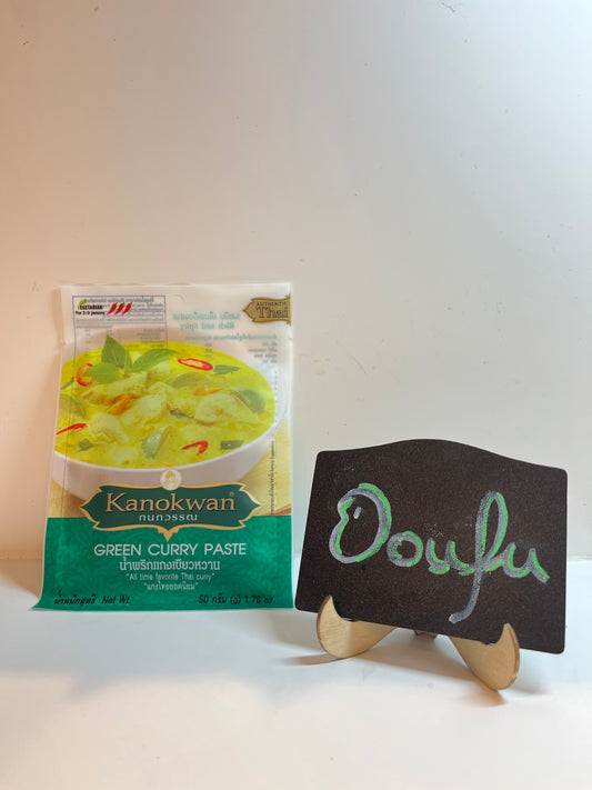 Kanokwan Green Curry Paste 绿咖喱块 50g