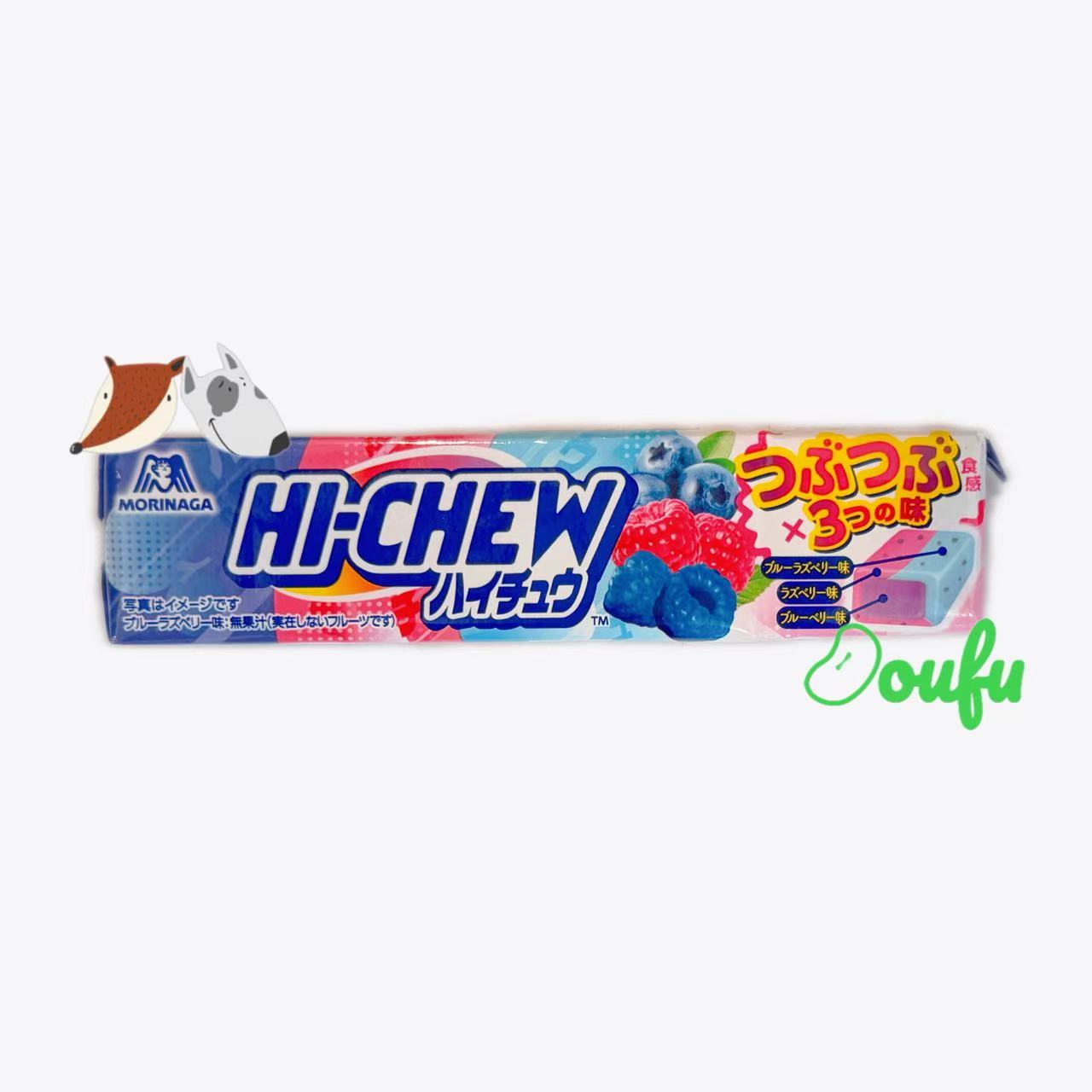 HI-CHEW BERRY BIT MIX 56g 森永Hi-CHEW脆脆莓果混合装56g