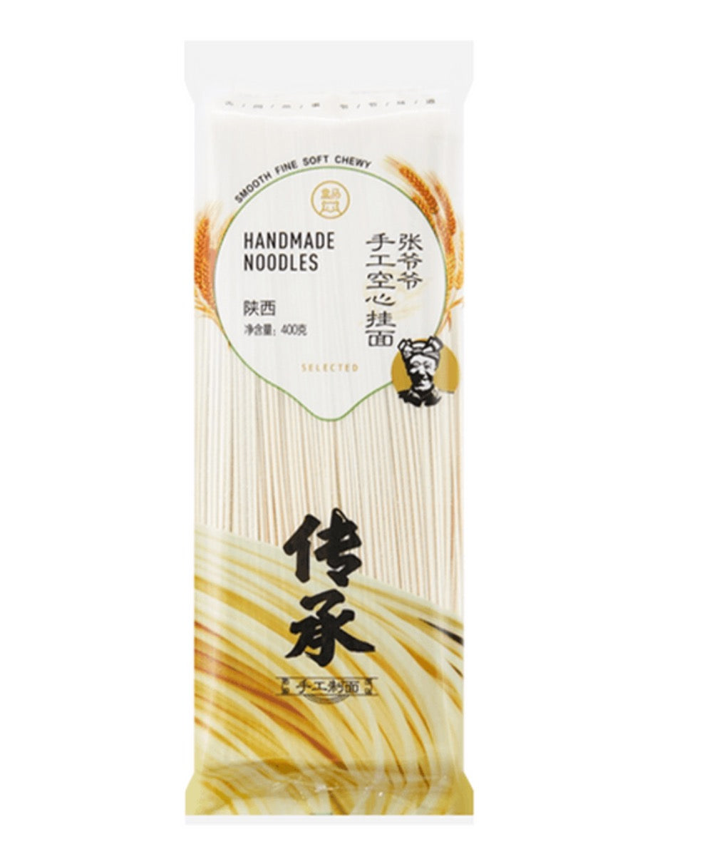 HM Handmade  Hollow Noodles 盒马张爷爷手工空心挂面400g
