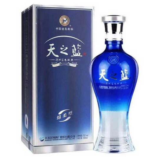 Tian Zhi Lan Alc 52% 天之蓝52度 500ml