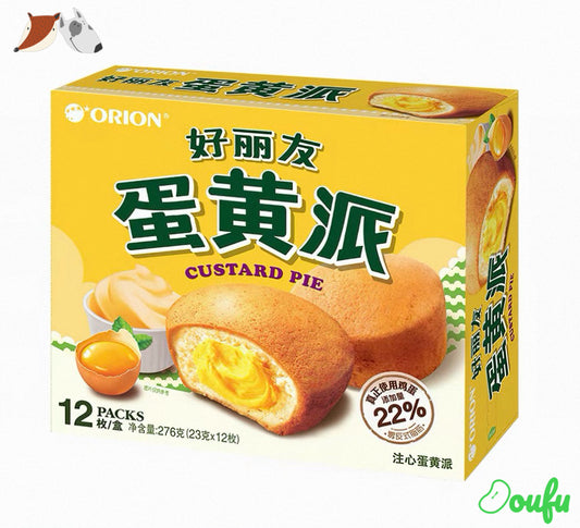 Orion Custard Pie 12Pcs 好丽友蛋黄派12枚 276g