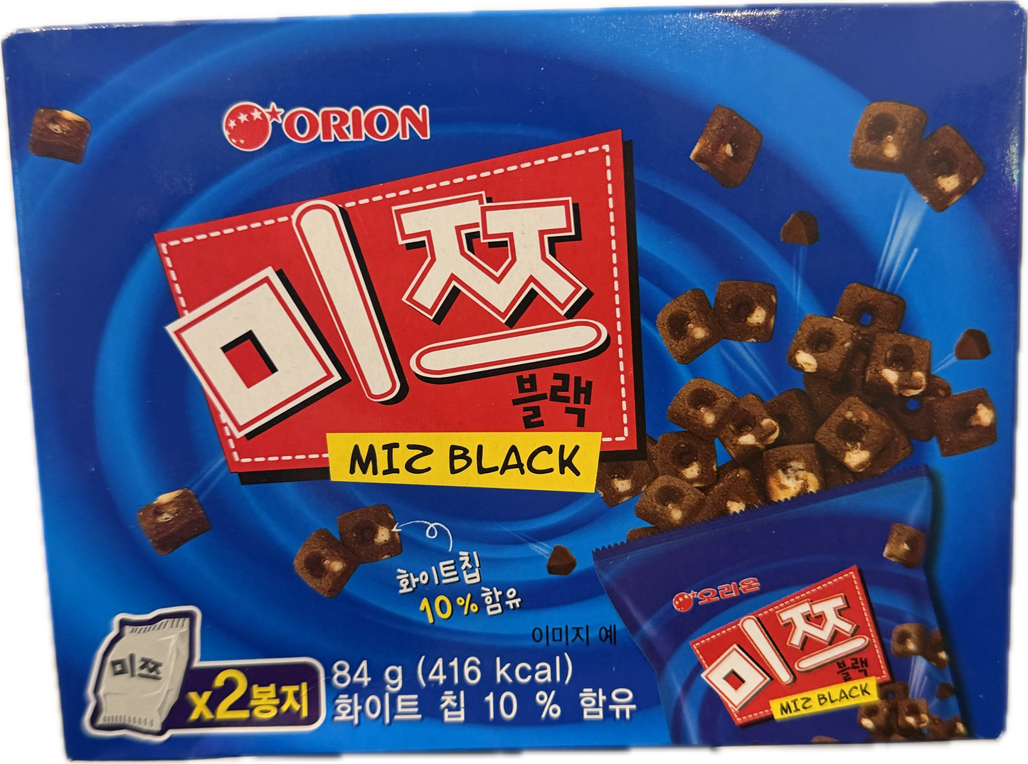 Orion  MIZ Black 好丽友脆米旗子饼干 84g