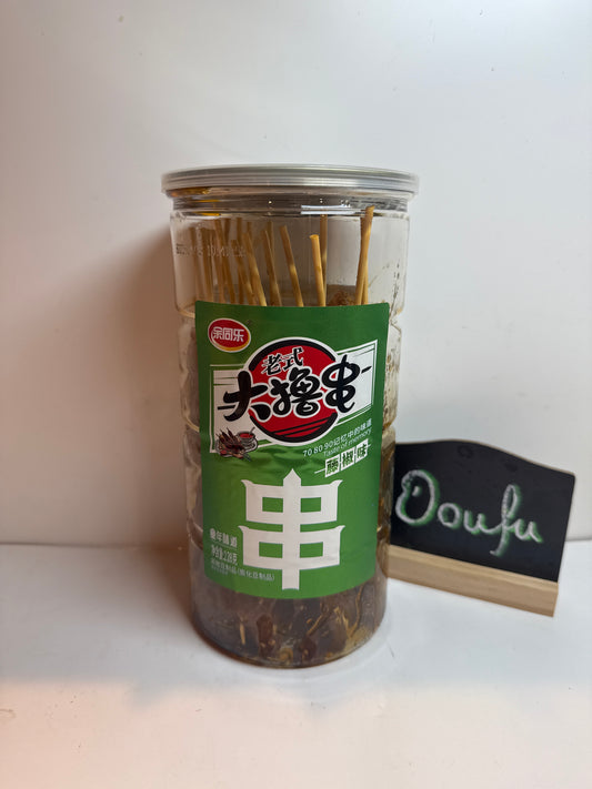 Soybean Snack Pepper Flv 余同乐老式大撸串藤椒味228g