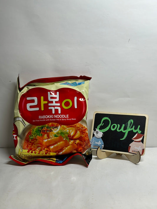 Paldo Rabokki spicy&fried noodle 年糕拉面
