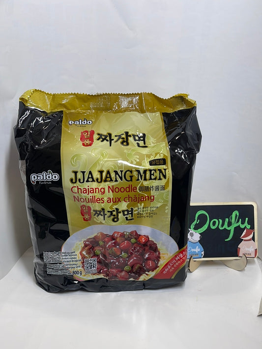 Paldo Instant Noodle with Black Bean Sauce Jjajangmyun 200g*4 八道御膳炸酱面四连包