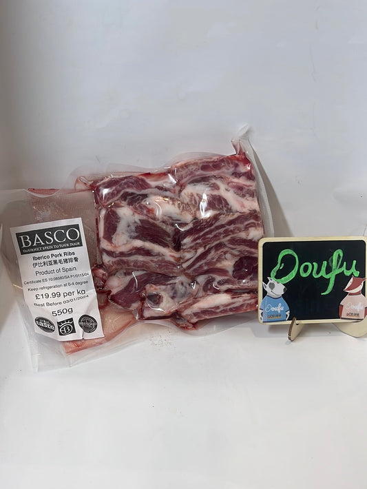 100% Iberico Pork Ribs 伊比利亚黑毛猪排骨