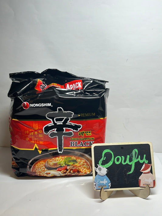 Nongshim Shin Ramyun Black Multi Pack 农心黑色顶级浓汤辛拉面130g四连包