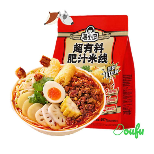 MXB Spicy Inst. Vermicelli Plus 满小饱超有料肥汁米线457g