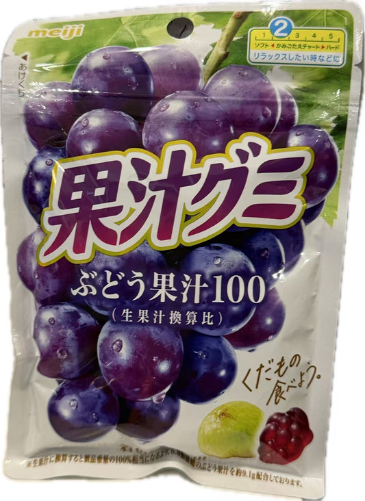 Meiji Grape Juice Gummy 明治葡萄汁软糖 54g
