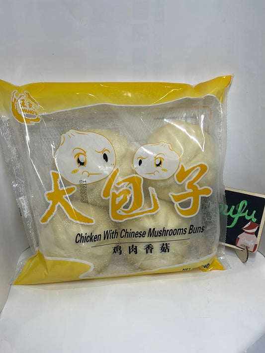 Chicken with Chinese mushrooms Buns 4pcs 王记鸡肉香菇包500g
