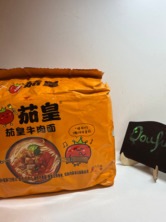 Unif Instant Bowl Noodle Tomato Beef Flavour 5 pack 统一茄皇牛肉面五连包 126g*5