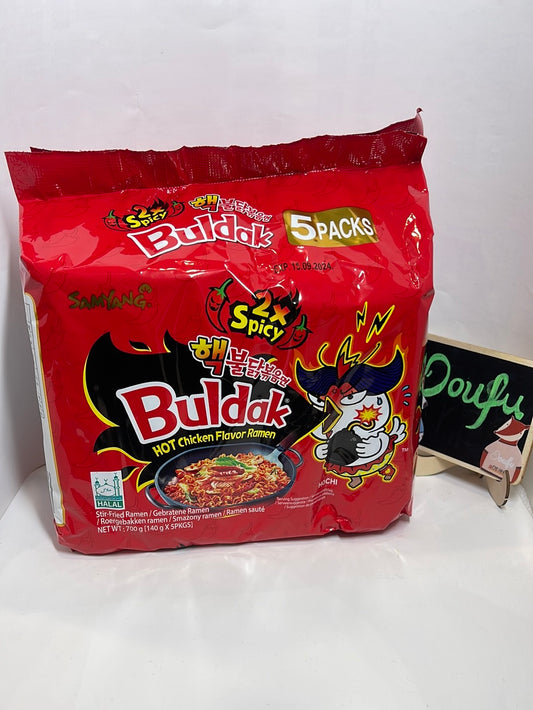 SY DOUBLE SPICY HOT CHICKEN RAMEN S 三养双倍辣火鸡面五连包