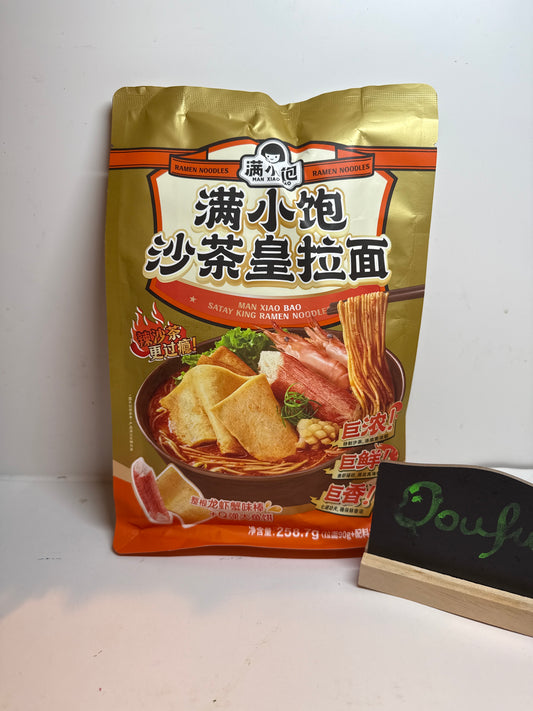 MXB Satay Sauce Flv Ramen 满小饱沙茶皇拉面 300g