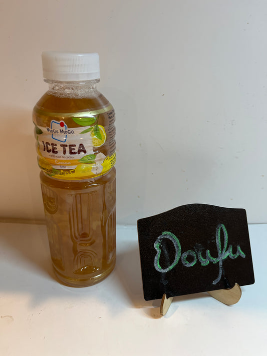 Mogu Mogu Nata De Coco Drink Lemon Ice Tea磨股柠檬