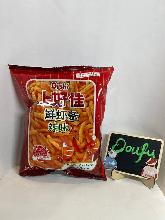 Oishi Prawn Crackers-Spicy 上好佳鲜虾条辣味 40g