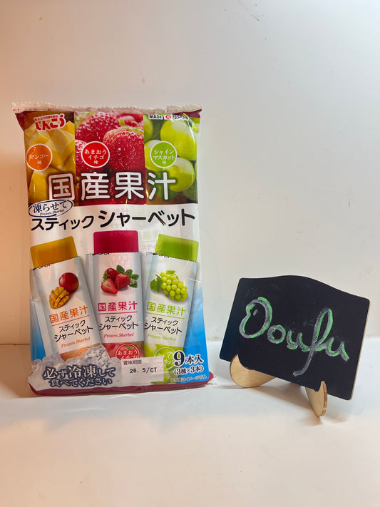 Shinko Ice Lollies Mango& Strawberry& Muscat 日本果汁棒