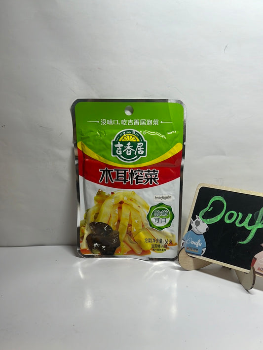 JXJ Preseved Veg&Black Fungus 吉香居木耳榨菜66g