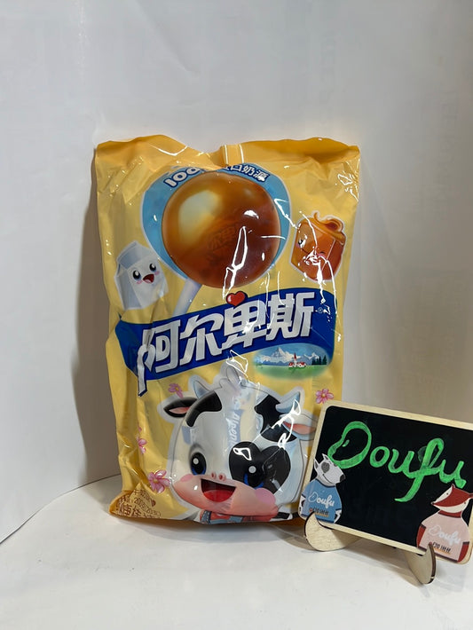 Lollipop Candy Rich Milky Caramel 阿尔卑斯棒棒糖焦糖味 200g