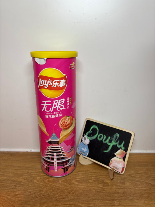 Lays Tomato Fla乐事无限番茄味桶装90g