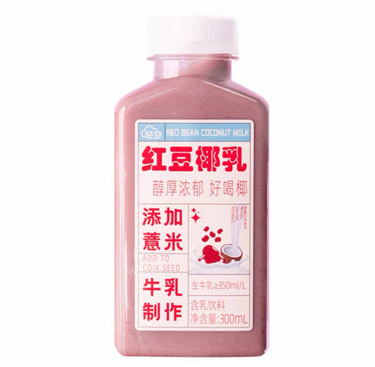 QK Red Bean Coconut Milk轻空红豆椰乳茶饮料410ml