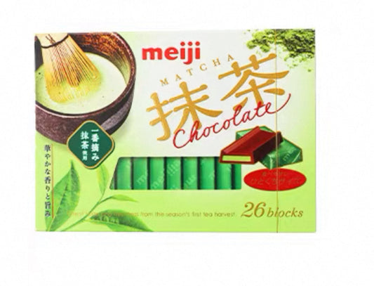 Meiji Matcha Chocolate Box明治抹茶巧克力盒119.6g