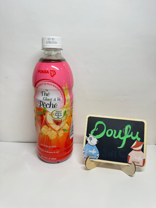 PC peach tea pokkap蜜桃冰茶500ml