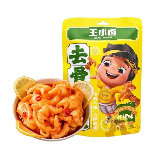 WXL Boneless Chicken Claw Lemon flv 王小卤去骨凤爪柠檬味 72g
