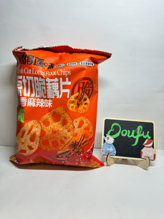 ODL louts roots chips-spicy flv 藕得莲味原切脆藕片川香麻辣味56g