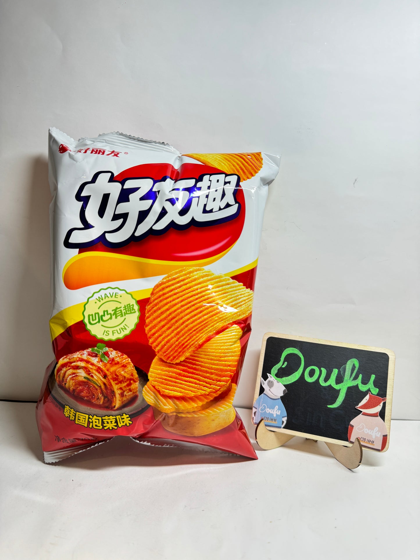 HLY Potato Crisps Kimchi Flavour 好丽友好友趣薯片韩国泡菜味70g