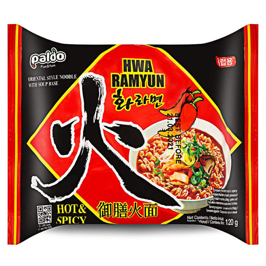 Paldo Hwa Ramyun Hot & Spicy Flv  八道御膳火拉面 120g