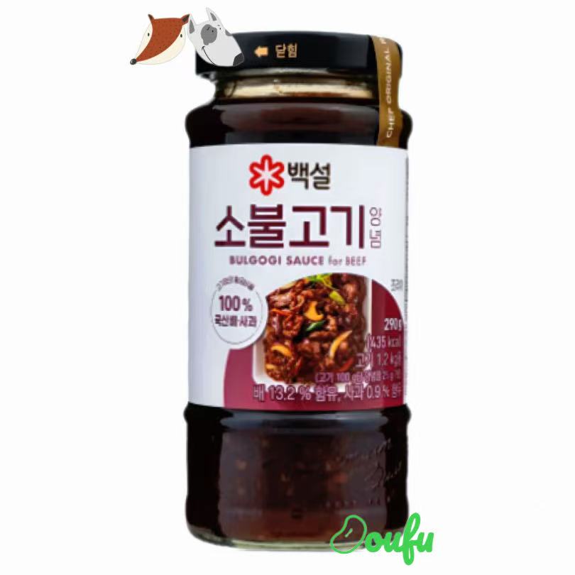 CJ Beksul Bulgogi Sauce For Beef 290g CJ白雪韩式烤牛肉调味酱290g