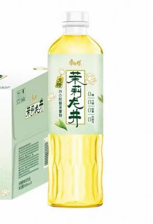KSF Jasmine Longjing Tea Drink（Sugar Free）康师傅茉莉龙井（无糖）500ml