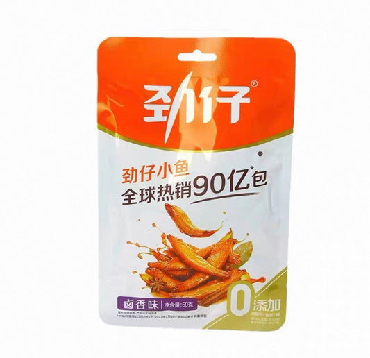 JZ Ocean little Fish Sauce Flavour 劲仔深小鱼 酱汁味 60g
