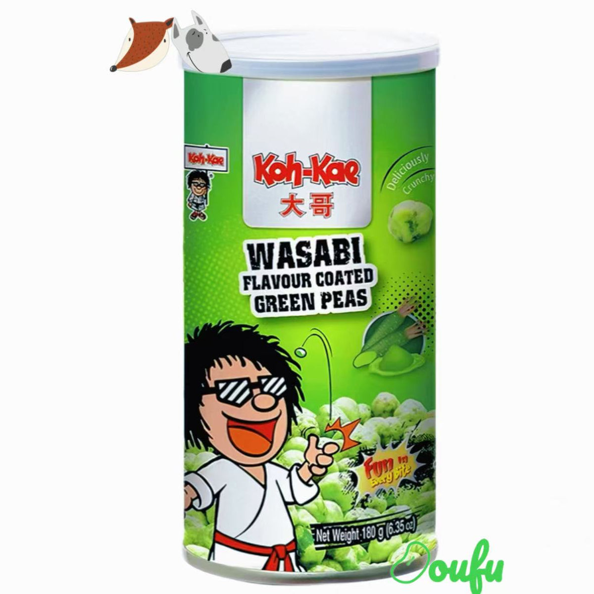 KOH KAE WASABI GREEN PEAS 180g   KOH KAE芥末味豌豆180g