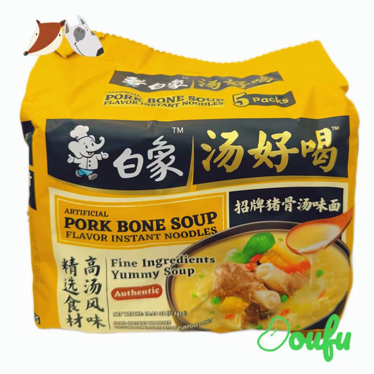 BAIXIANG Instant Noodles Pork 85g*5白象招牌猪骨汤面五连包