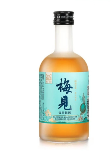 Meijian Plum Liquer Green Mandarin Flavor Alc 12%梅见青柑梅酒 330ml