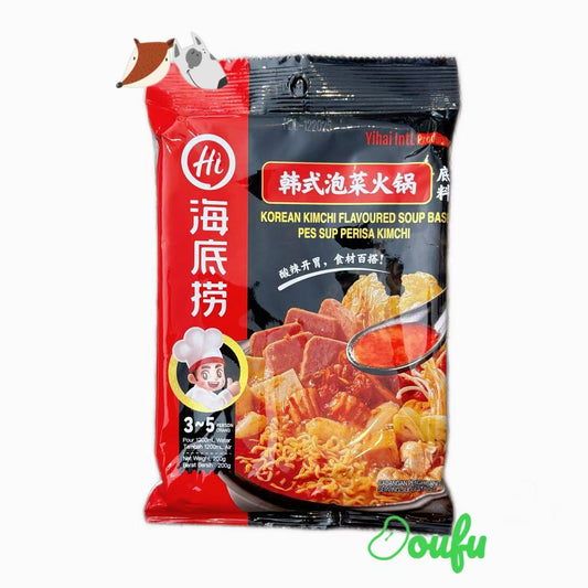 HDL Korean Kimchi Flavoured Soup Base 海底捞韩式泡菜火锅底料200g