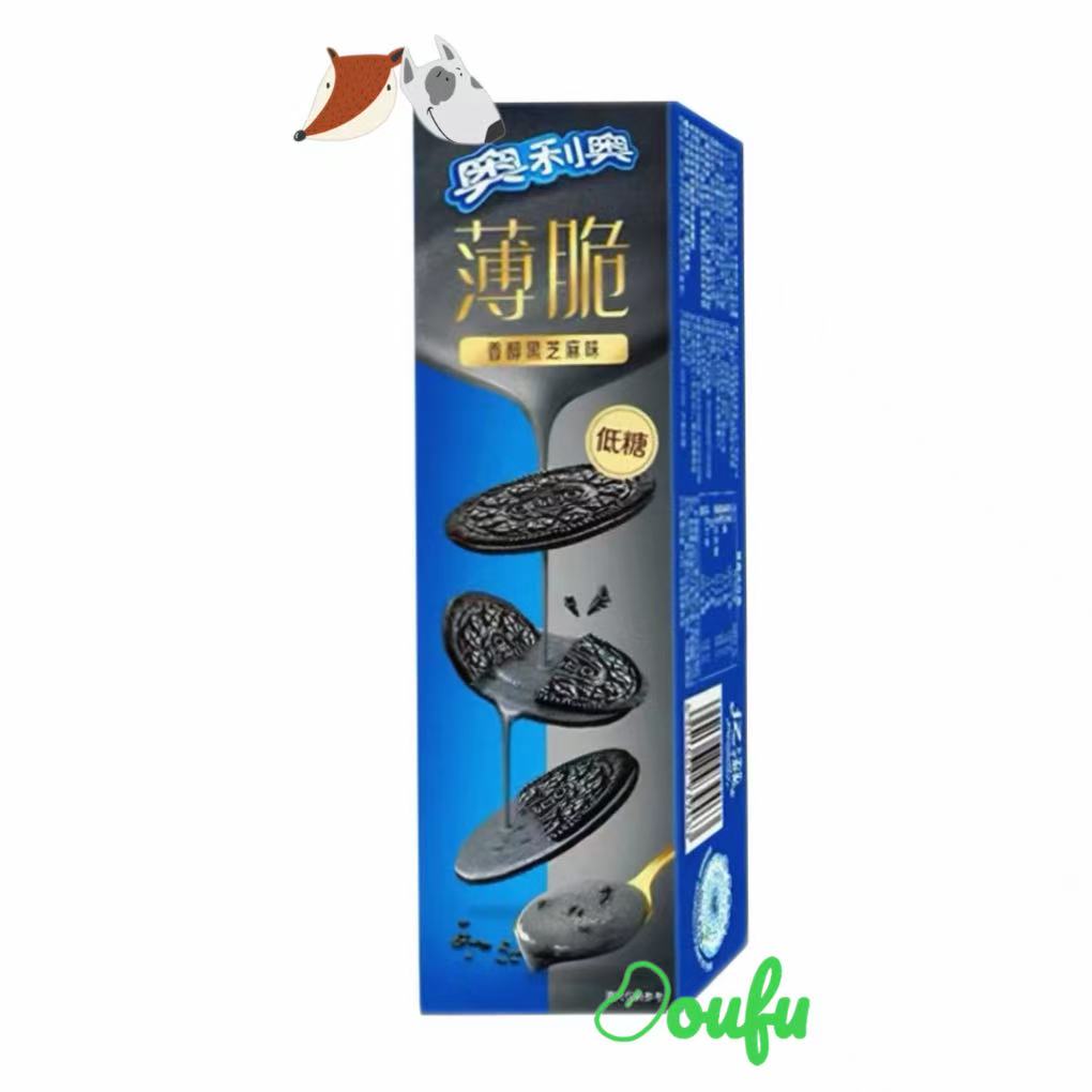 Oreo-Thin Crisps Low Sugar Black Sesame Flavor 奥利奥薄脆低糖黑芝麻味 62g