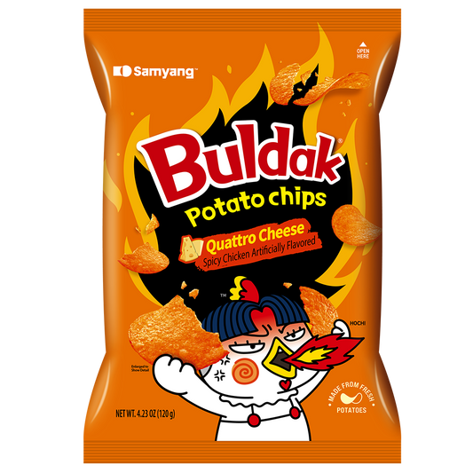 Samyang Bulda Potato Chips Four Cheese Flavour 三养四种奶酪味薯片 55g