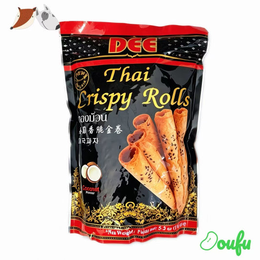 Dee Crispy Rolls Coconut Flavour 泰国香脆金卷椰香150g