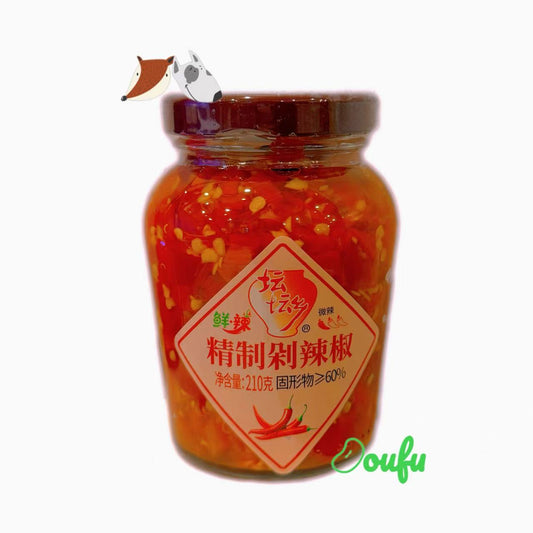 TTX chopped red chilli 坛坛乡精致剁辣椒 210g