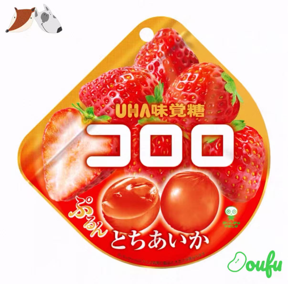 UHA Strawberry Gummy 悠哈草莓味软糖52g