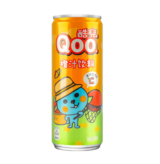 Qoo Orange Juice Drink 酷儿橙汁饮料听装 330ml